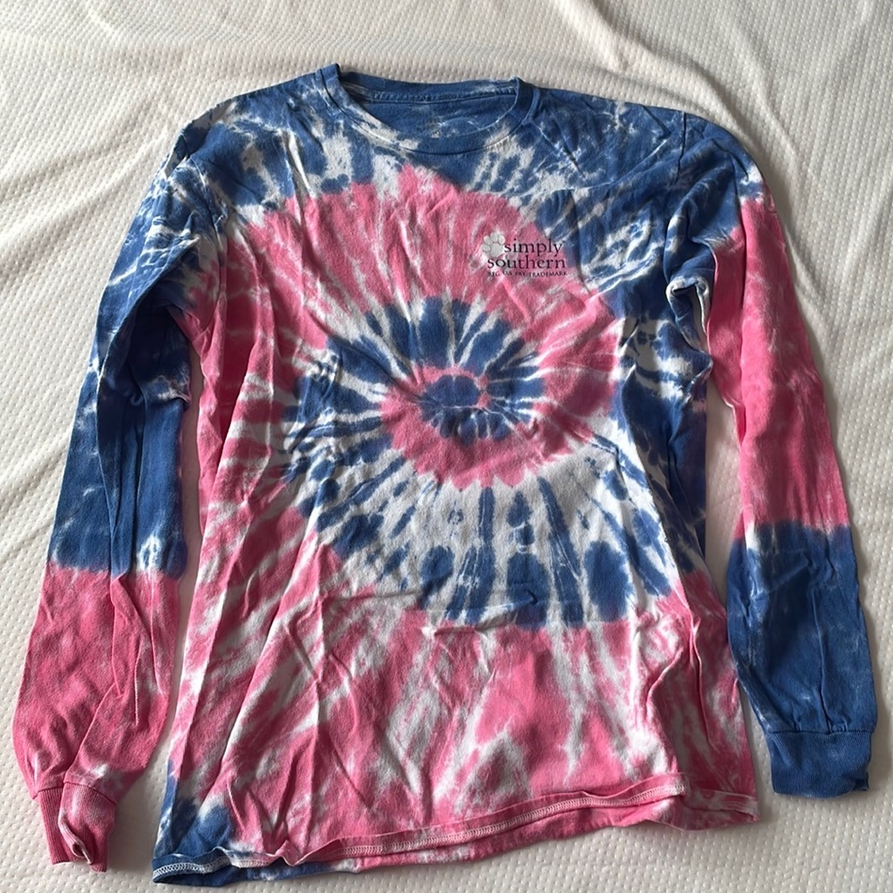 Simply souther tie dye dog shirt